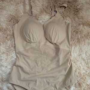 New HONEYLOVE Liftwear Cami Bodysuit Sand Size 1X